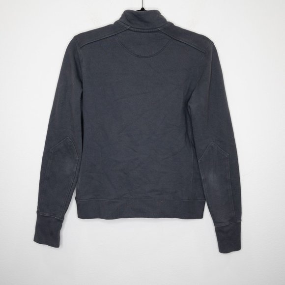 American Giant Moto Full Zip Jacket Sweatshirt Steel Blue F7 - Picture 4 of 6